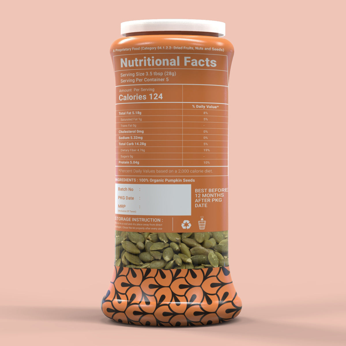 Buy Organic Pumpkin Seeds Edible Raw Pumpkin Seeds Online Grainic