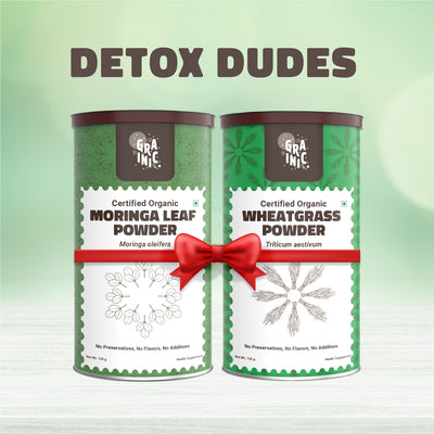 Detox Dudes  | Wheatgrass and Moring Powder Combo